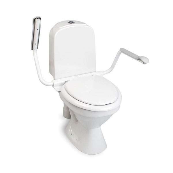 Toilet Support Arms with Seat and Lid