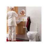 Toilet Support Arms with Seat and Lid