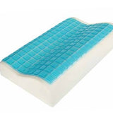 Contoured Memory Foam Pillow with Cooling Gel