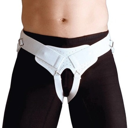 Unisex Hernia Belt with Flexible Front Pads