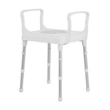 Over Toilet Seat Frame Chair, Height Adjustable