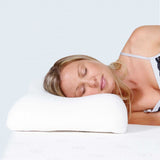Curved Memory Foam Pillow with Cooling Gel