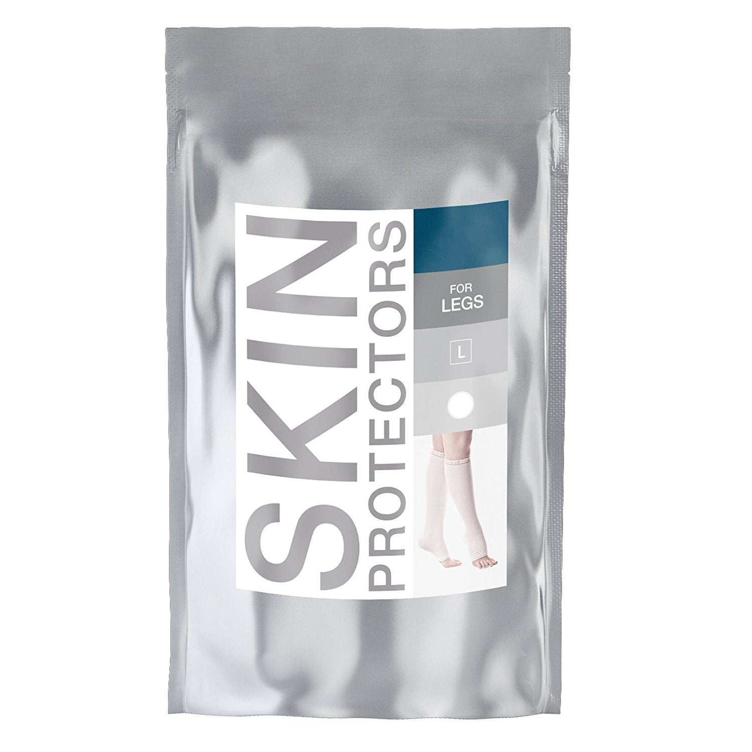 Skin Protectors For Legs - White, Pair (2pc)