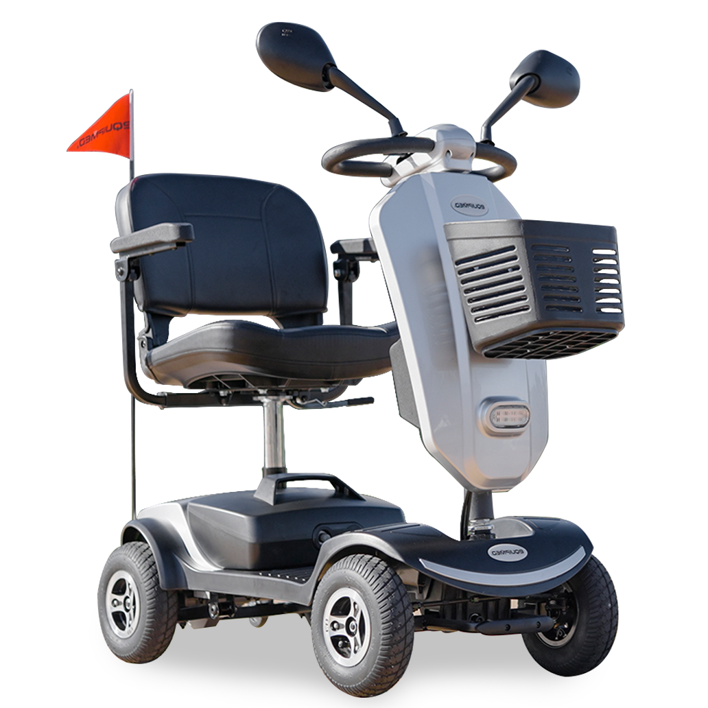 Electric Mobility Scooter with Intuitive Controls