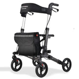 Foldable Rollator with Bag and Seat