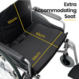 Lightweight Bariatric Wheelchair, Folding