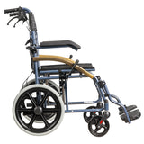 Wheelchair with Flip-up Armrests - Attendant Propelled